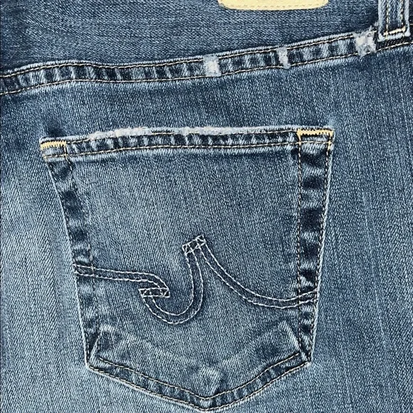 AG Adriano Goldschmied The Ex Boyfriend Slim Blue Denim Jeans Size 29 - Picture 13 of 16